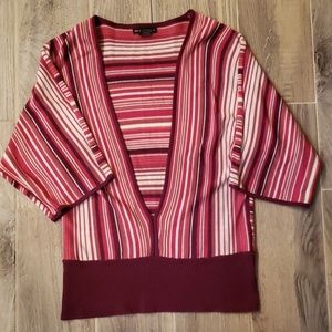 Three quarter length sleeve sweater